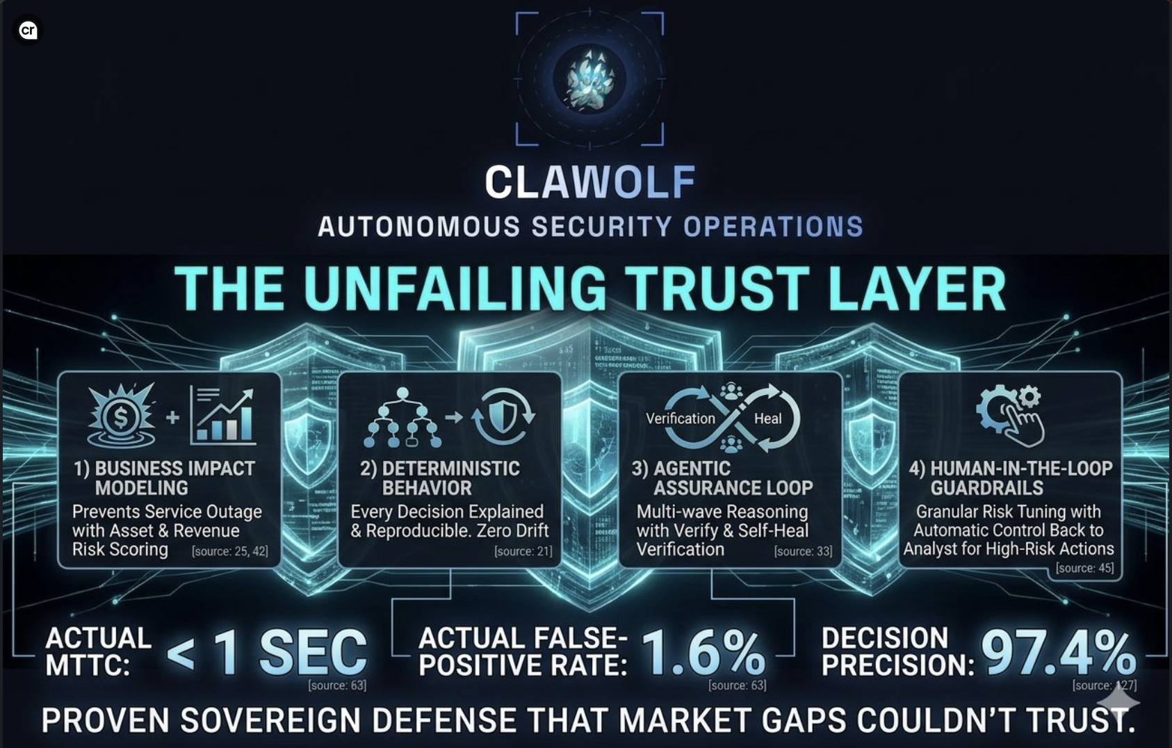 CLAWOLF unfailing trust layer